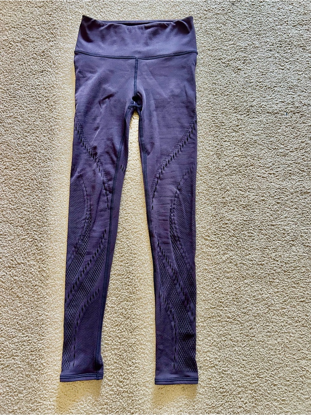 lululemon athletica Girls' Deep Purple Seamless Active Leggings